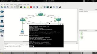 Configurar rutas estaticas en gns3 [upl. by Adniram551]