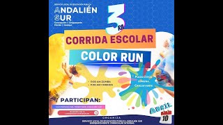 Corrida Escolar Color Run  SLEP ANDALIÉN SUR [upl. by Ytitsahc]