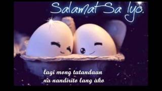 SALAMAT SA IYO  Xcrew with Lyrics [upl. by Akerdnahs490]