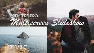 Free Premiere Pro Template  Multiscreen Slideshow [upl. by Eninej]