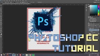 How to create a PosterBannerFlyer in Photoshop CS6CC  2015  HD [upl. by Moitoso]