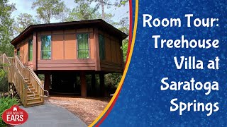 Saratoga Springs Resort  Treehouse Villa  Room Tour [upl. by Wernda17]