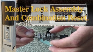 Master Lock Key Holder Box Combination Reset amp Assembling [upl. by Pegma174]