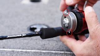 How To Put Fishing Line On A Spincast Reel Ft KastKing Cadet Spincasting Reels [upl. by Salaidh]