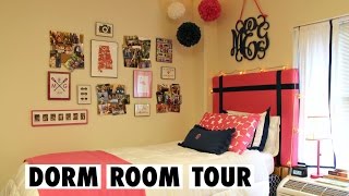 Preppy College Dorm Room Tour [upl. by Auhsuj]