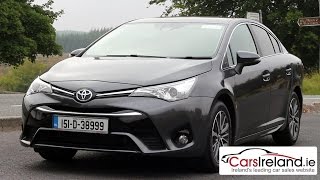 2015 Toyota Avensis review  CarsIrelandie [upl. by Towland]