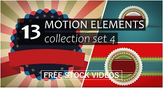 Rubber stamp effect animations after effects 4k  Copyright free motion graphics [upl. by Lehrer]