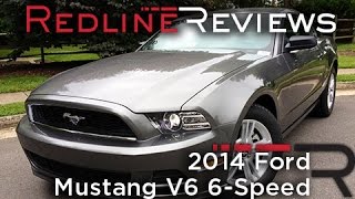 2014 Ford Mustang V6 6Speed Review Walkaround Exhaust amp Test Drive [upl. by Harmony]