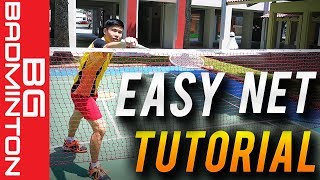 Easiest Way to Learn the Net Shot in Badminton [upl. by Neelrahc]