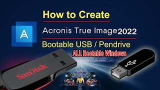 How to create bootable USB Acronis True image 2022 Azhar Softwaer 786 [upl. by Eirahcaz]