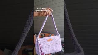 Crochet bags amakihandmadeso6mh crochet yarn handmade fypシ゚viral fyp crochetbags [upl. by Airdnahs]