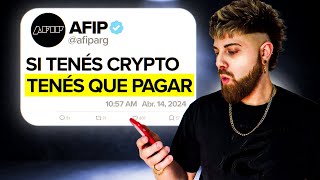 SI TENÉS CRIPTOMONEDAS TENÉS QUE PAGAR IMPUESTOS [upl. by Lark10]