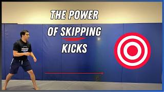 How To Cover Distance in MMA  Skipping Taekwondo Kicks [upl. by Keenan75]