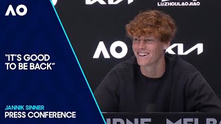 Jannik Sinner Press Conference  Australian Open 2024 PreEvent [upl. by Blum]