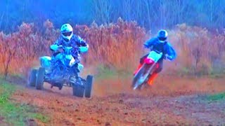 QUAD vs Dirt Bike [upl. by Imrots408]