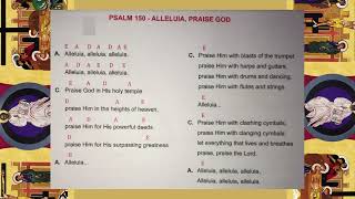 Alleluia Praise God  Song of Neocatechumenal Way [upl. by Naivaj59]