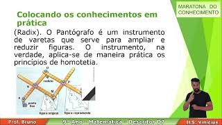 9º Ano  D7  Matemática  Maratona do Conhecimento [upl. by Ing]