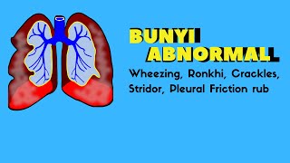 BUNYI ABNORMAL PADA PARU PARU Whezing Ronkhi Crackles Stridor dan Pleural Friction Rub [upl. by Atolrac]