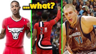 The 10 Ugliest Jerseys in NBA History [upl. by Llehsad]