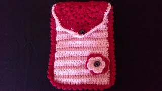 COMO TEJER FUNDA PARA CELULAR A CROCHET [upl. by Nyla]