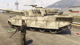 Grand Theft Auto V  Rhino Tank  LOCATION TREVOR [upl. by Ocin928]