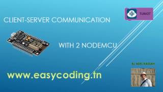 NodeMcu ESP8266 Tutorial B08 ClientServer communication with 2 boards REST [upl. by Yemrej]