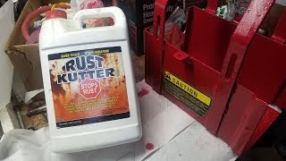 Preparing to Paint Metal using Rust Kutter [upl. by Trinidad]