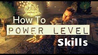 ESO Leveling Guide How to Level Up Skills FAST in The Elder Scrolls Online [upl. by Ahsinit]