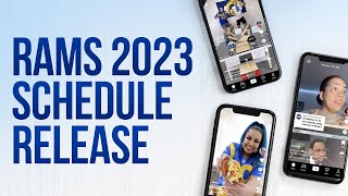 Rams 2023 Season Schedule Release Video [upl. by Myrta623]