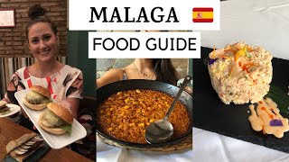 WHERE TO EAT IN MALAGA  Food Tour Vlog [upl. by Eseneg]