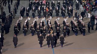 Marines Support the 57th Presidential Inaugural Parade [upl. by Mharba]