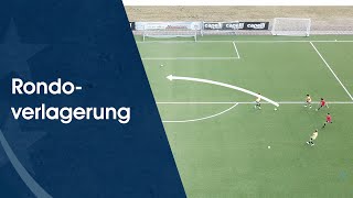 Rondoverlagerung – Fußballtraining am Deutschen Fußball Internat [upl. by Einnhoj545]