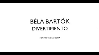 Bartók Divertimento for String Orchestra Ormandy and the Philadelphia Orchestra 1968 [upl. by Supple369]