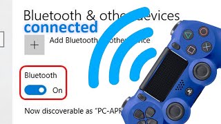 How to Connect PS4 Controller to PC with Bluetooth and Play Steam Games [upl. by Cykana628]