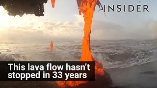 Unstoppable Lava Flow In Hawaii [upl. by Yllod]