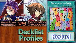 Decklists American academy vs Gx academy [upl. by Esinel]