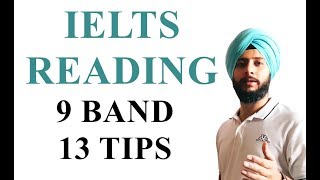 HOW TO PREPARE FOR IELTS READING  TOP 13 TIPS IN HINDI [upl. by Nialb788]