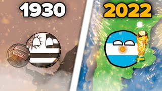 All Winners In The History Of The World Cup  Countryballs Animation [upl. by Ettelloc]