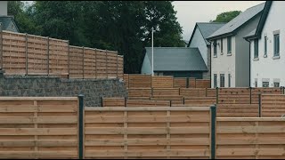 DuraPost® Fencing On A New Build Development in Brecon Wales [upl. by Atews]