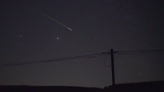 1 Min of Shooting Stars Live View  Perseid Meteor Shower 2020 [upl. by Enohpets]