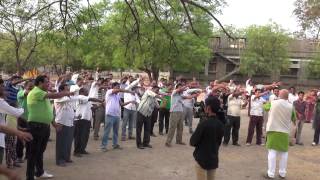 Laughter Yoga Session at Bellary Park Karnataka India [upl. by Bernette68]