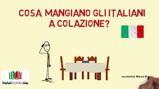 LA COLAZIONE DEGLI ITALIANI lessico [upl. by Ainesell779]