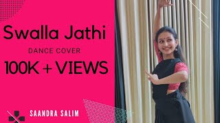 Swalla Jathi Mix  Classical Dance Cover  Saandra Salim [upl. by Ehlke]