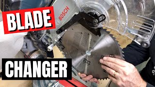 Bosch Miter Saw Blade Replacement  Bosch GCM12SD Blade Replacement Stepbystep Instructions [upl. by Papke]