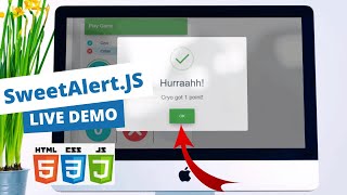 Sweet Alert demo with simple example  Beautiful Alert Box using SweetAlertjs  SweetAlert Tutorial [upl. by Krishnah]