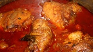 SRI LANKAN CHICKEN CURRY RECIPE ENGLISH [upl. by Oeak6]