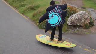 Surfing in the streets of Newquay [upl. by Larsen]