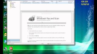 Using Windows Fax and Scan [upl. by Yddor]