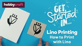 How to Get Started in Lino Printing  Hobbycraft [upl. by Doownil]