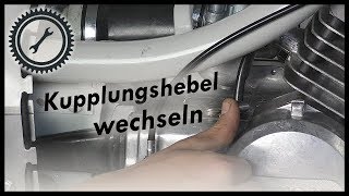 Kupplungshebel am Motor wechseln  Simson Tutorial [upl. by Ahsiele]